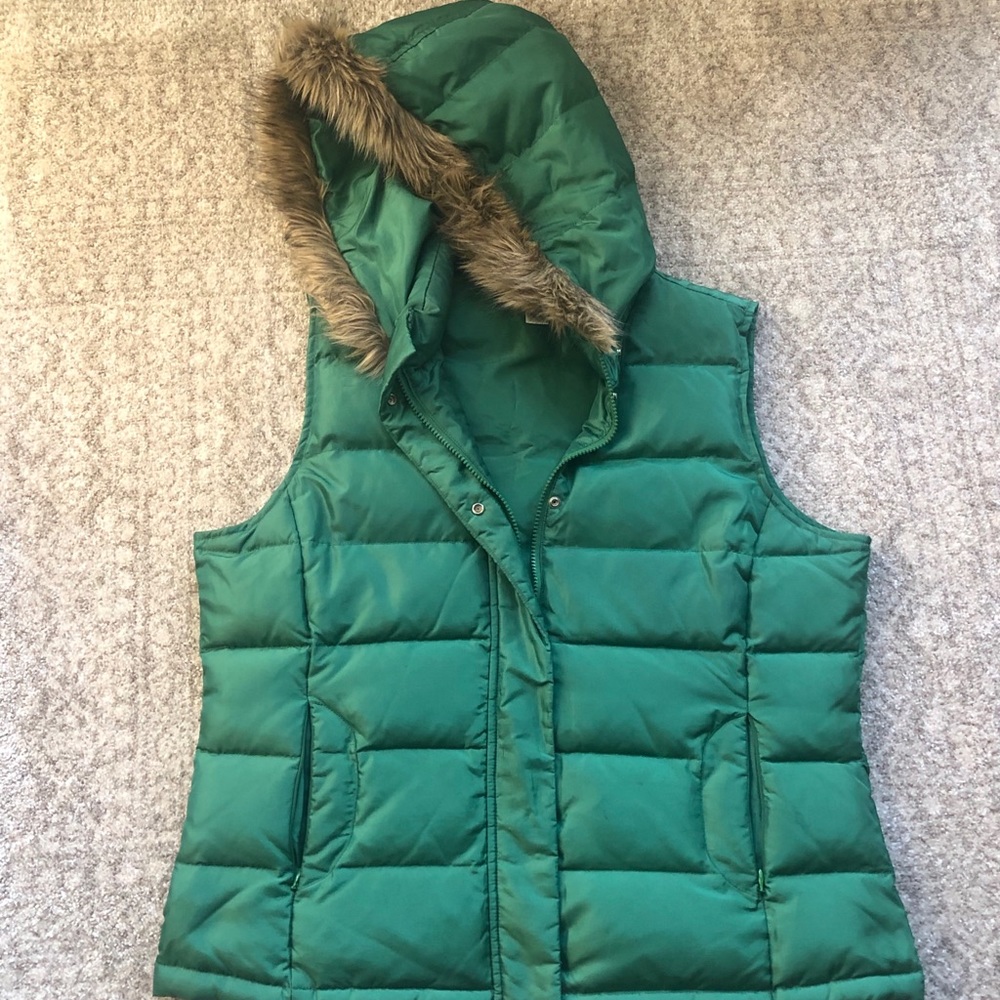 Talbots Puffer Vest with Hood
